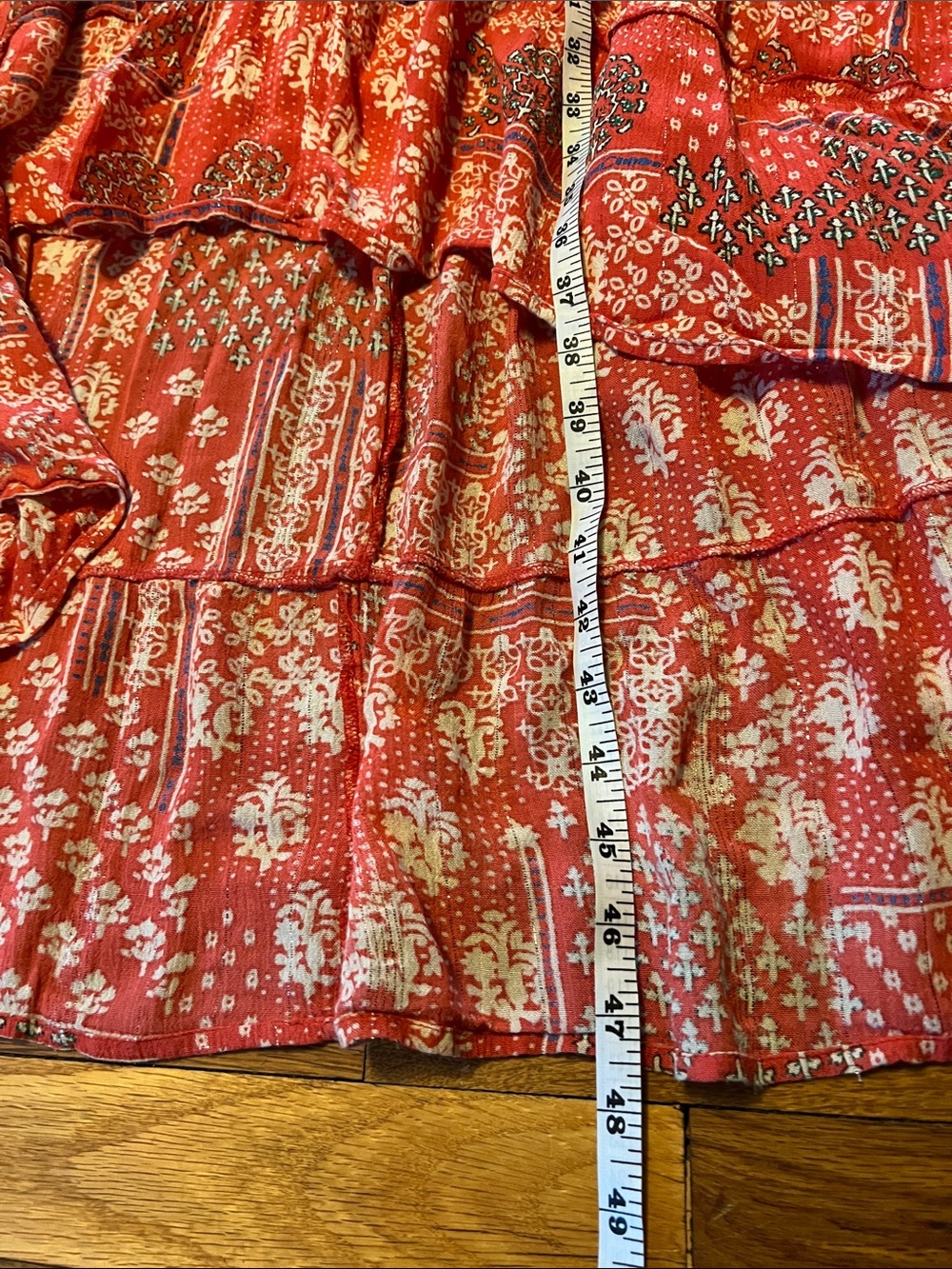 lovestitch Red Paisley Maxi Dress - Picture 8 of 9